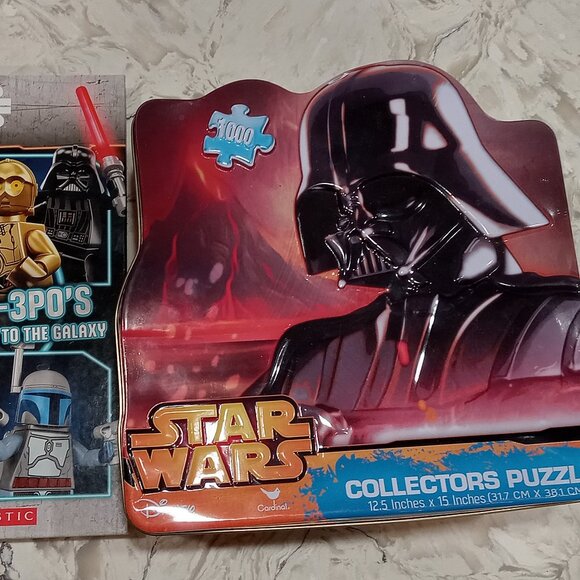 STAR WARS PUZZLE & R2-D2 and C-3P0's Guide to the Galaxy Hardcover - Picture 3 of 5